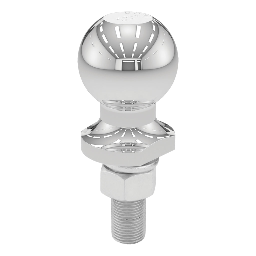 CURT 40018 2" Trailer Ball (3/4" x 2-1/8" Shank, 3,500 lbs., Chrome)