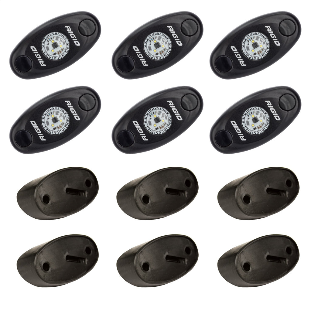 Rigid Industries 400263 ROCK LIGHT KIT RED/6