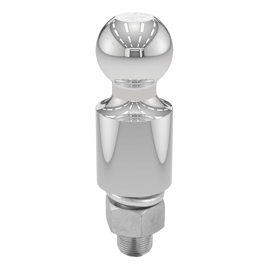 CURT 40032 1-7/8" Trailer Ball (1" x 2-1/8" Shank, 2" Rise, 3,500 lbs., Chrome)