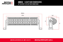 Load image into Gallery viewer, Body Armor 4x4 40022 Body Armor 4X4 20" Led Light Bar