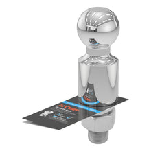 Load image into Gallery viewer, CURT 40034 2" Trailer Ball (1" x 2-1/8" Shank, 2" Rise, 6,000 lbs., Chrome)