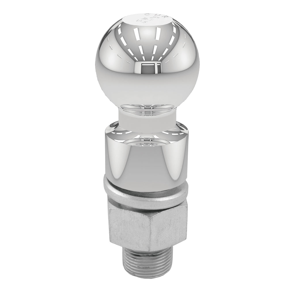 CURT 40035 2-5/16" Trailer Ball (1-1/4" x 2-5/8" Shank, 1" Rise, 10,000 lbs., Chrome)