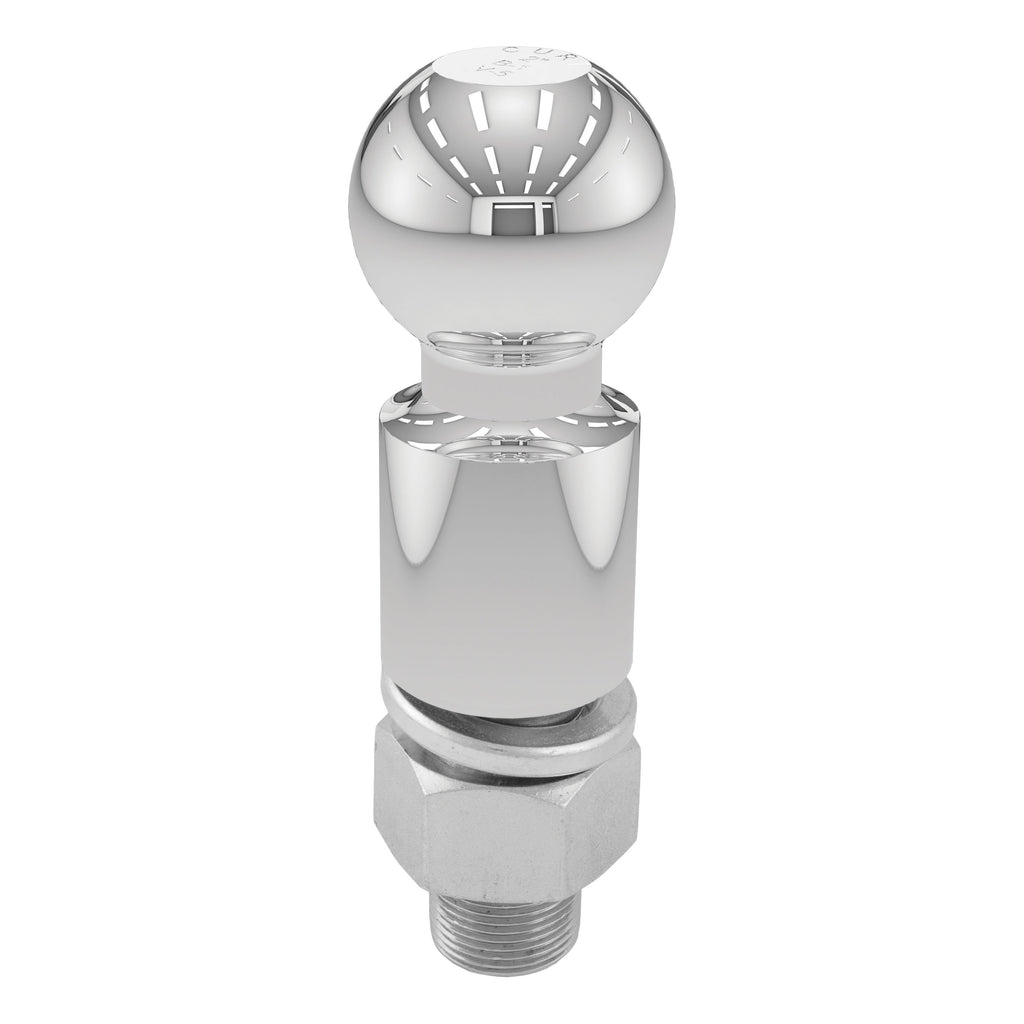 CURT 40036 2-5/16" Trailer Ball (1-1/4" x 2-5/8" Shank, 2" Rise, 10,000 lbs., Chrome)