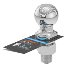 Load image into Gallery viewer, CURT 40038 2" Trailer Ball (1" x 2-1/4" Shank, 12,000 lbs., Chrome)