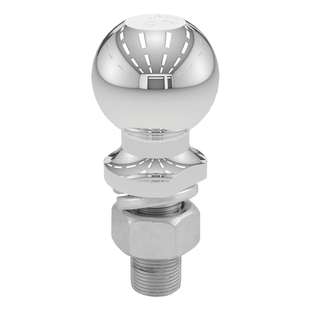 CURT 40039 2-5/16" Trailer Ball (1" x 2-1/4" Shank, 12,000 lbs., Chrome)