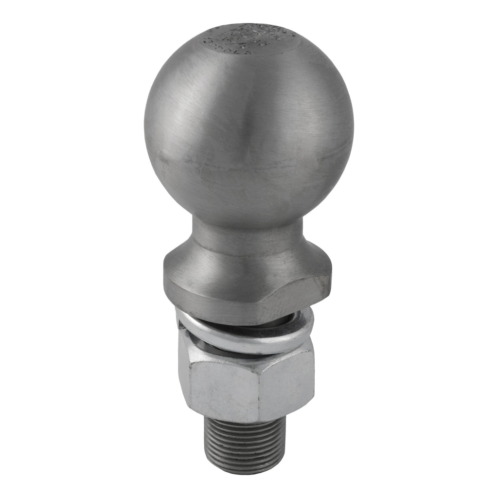 CURT 40042 2-5/16" Trailer Ball (1" x 2-1/4" Shank, 12,000 lbs., Raw Steel)