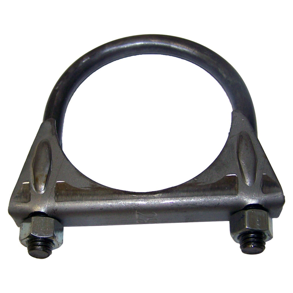 Crown Automotive Jeep Replacement 4004445 2-1/2" U-Bolt Style Exhaust Clamp for 72-91 Jeep TJ, ZJ, SJ, & J-Series for Select Jeep Cherokee, Jeep Grand Cherokee, Jeep Grand Wagoneer, Jeep J-100, Jeep J-2500, Jeep J-2600, Jeep J-4500, Jeep J-4600, Jeep