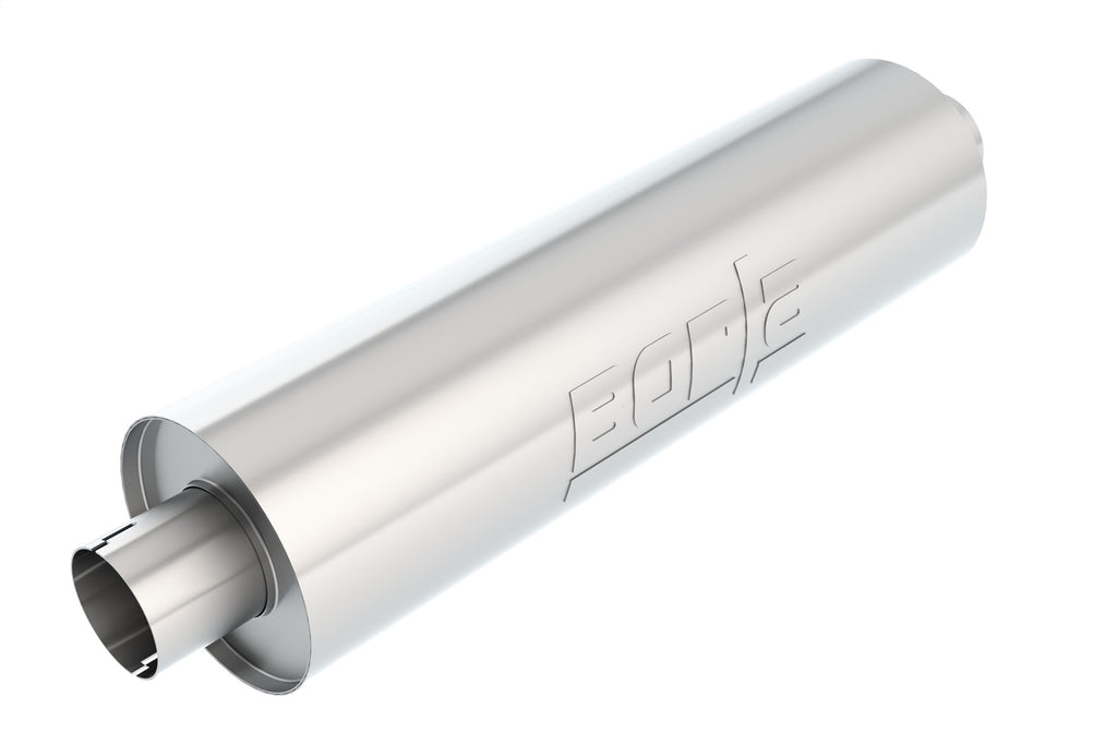 Borla 400500 Specialty Muffler - Straight Flow Notched Neck Muffler