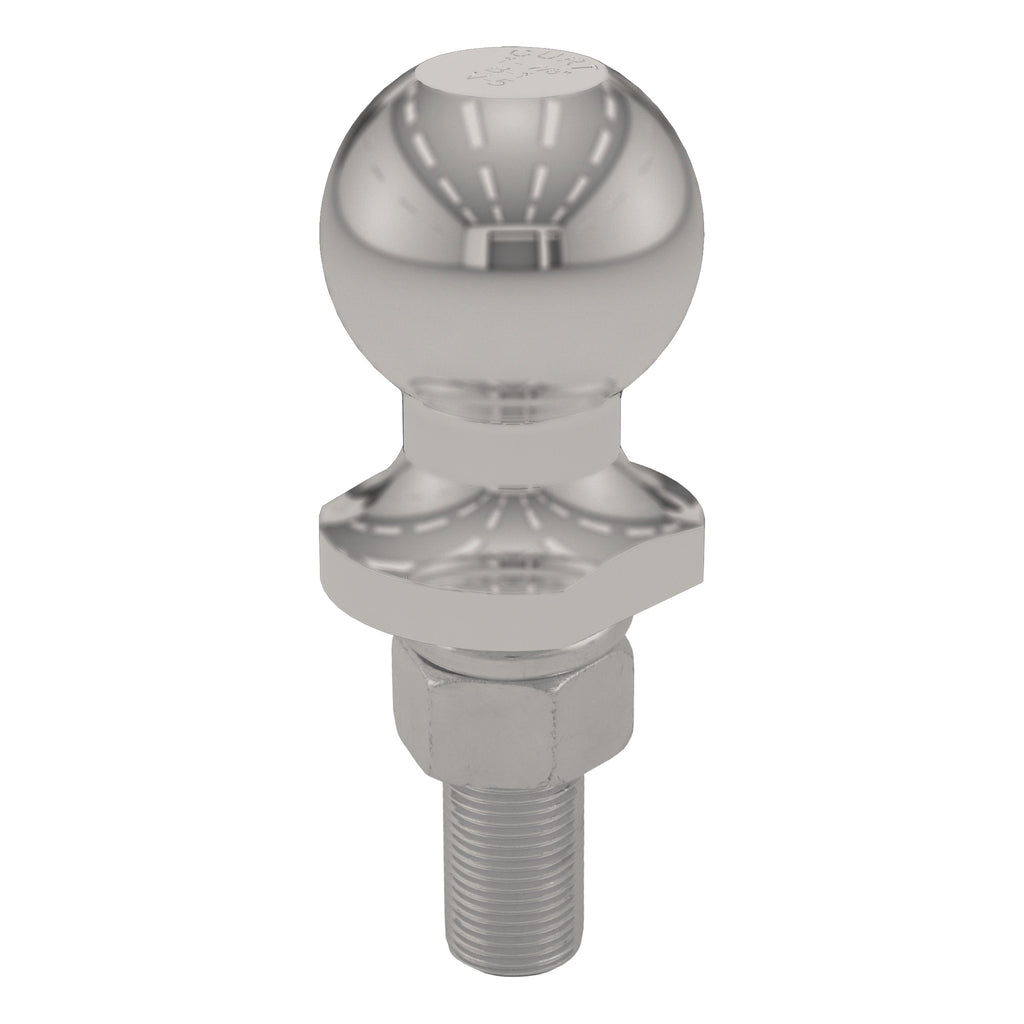 CURT 40050 1-7/8" Trailer Ball (3/4" x 2-1/8" Shank, 2,000 lbs., Stainless)