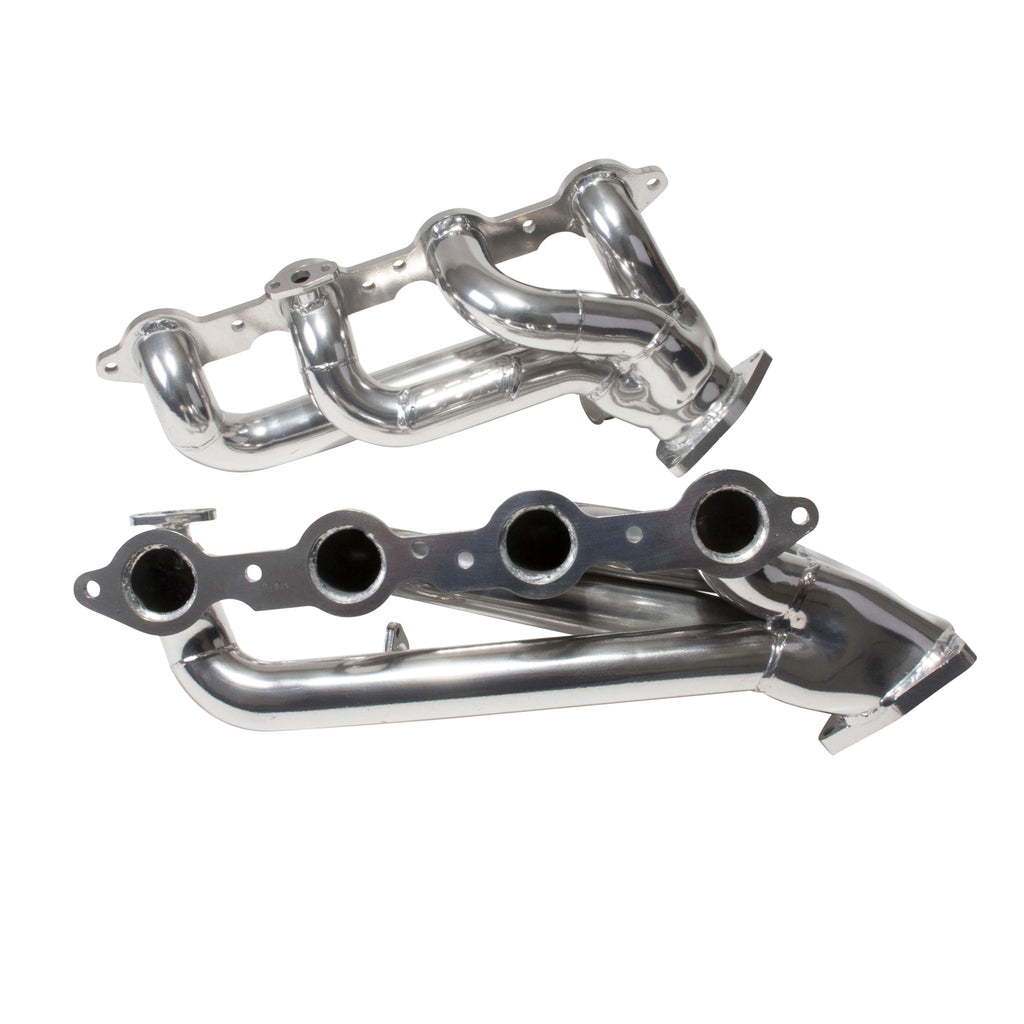 BBK Performance Parts 40050 1999-2013 GM TRUCK/SUV 4.8L/5.3L 1-3/4 SHORTY HEADERS (POLISHED SILVER CERAMIC) for Select Chevrolet Avalanche, Chevrolet Avalanche 1500, Chevrolet Silverado 1500, Chevrolet Silverado Classic, Chevrolet Silverado 2500,