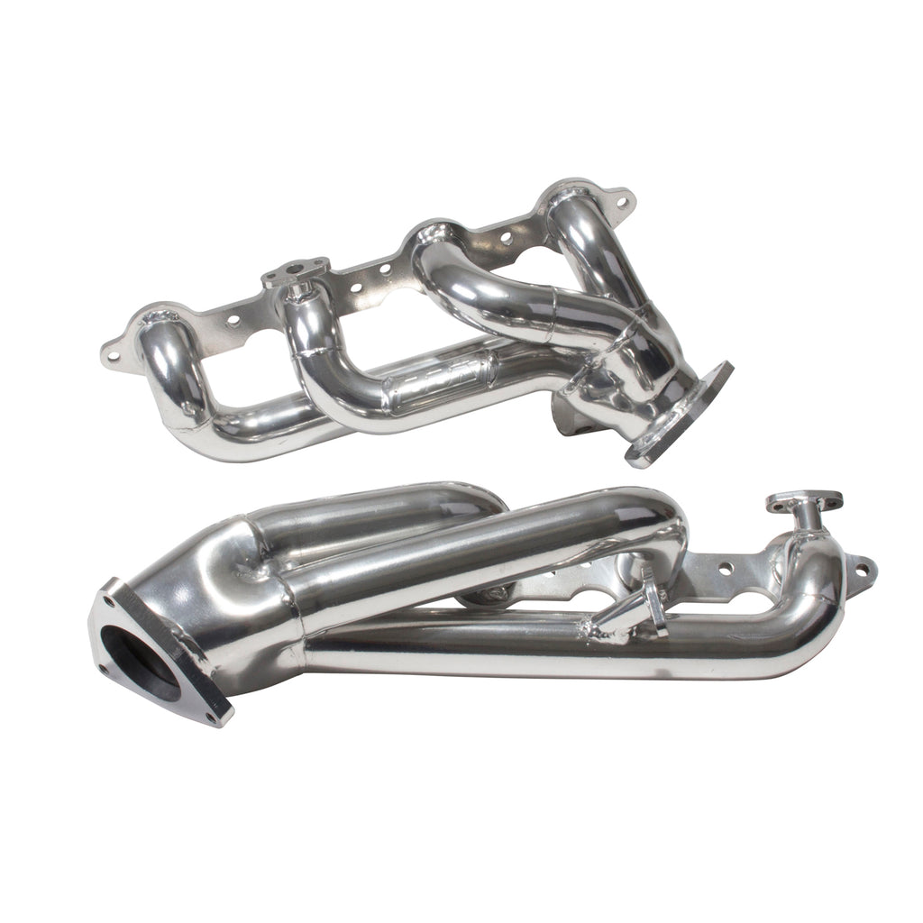 BBK Performance Parts 40050 1999-2013 GM TRUCK/SUV 4.8L/5.3L 1-3/4 SHORTY HEADERS (POLISHED SILVER CERAMIC) for Select Chevrolet Avalanche, Chevrolet Avalanche 1500, Chevrolet Silverado 1500, Chevrolet Silverado Classic, Chevrolet Silverado 2500,