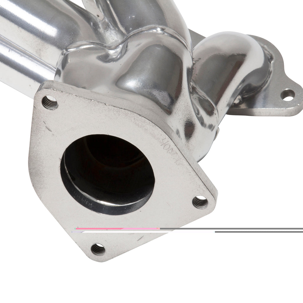 BBK Performance Parts 40050 1999-2013 GM TRUCK/SUV 4.8L/5.3L 1-3/4 SHORTY HEADERS (POLISHED SILVER CERAMIC) for Select Chevrolet Avalanche, Chevrolet Avalanche 1500, Chevrolet Silverado 1500, Chevrolet Silverado Classic, Chevrolet Silverado 2500,