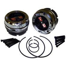 Load image into Gallery viewer, Crown Automotive Jeep Replacement 400518 Locking Hub Set for 1974-1991 Jeep SJ, J-Series w/ D44 Front Axle, 19-Spline Hub for Select Chevrolet Blazer, Ford Bronco, GMC C15 Suburban, GMC C15/C1500 Suburban, GMC C1500 Suburban, GMC C25 Suburban, GMC