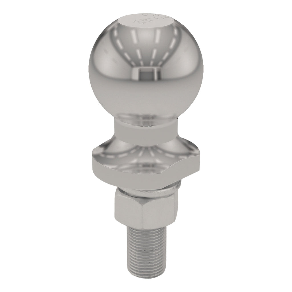 CURT 40052 2" Trailer Ball (3/4" x 2-1/8" Shank, 3,500 lbs., Stainless)