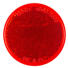Load image into Gallery viewer, Grote 40052 Round Stick-On Reflector, Red