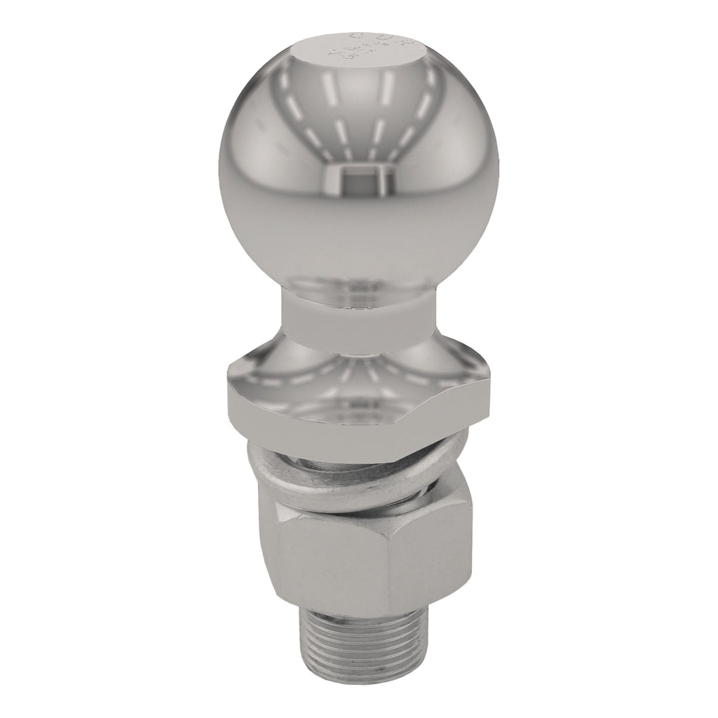 CURT 40053 2" Trailer Ball (1" x 2-1/8" Shank, 6,000 lbs., Stainless)