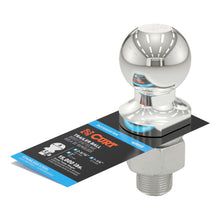 Load image into Gallery viewer, CURT 40055 2-5/16" Trailer Ball (1-1/4" x 2-5/8" Shank, 15,000 lbs., Stainless)