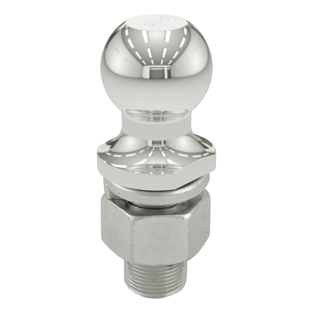 CURT 40056 2" Trailer Ball (1-1/4" x 2-5/8" Shank, 10,000 lbs., Stainless)