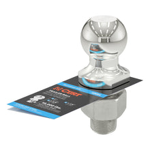 Load image into Gallery viewer, CURT 40056 2" Trailer Ball (1-1/4" x 2-5/8" Shank, 10,000 lbs., Stainless)