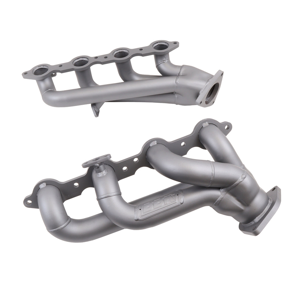 BBK Performance Parts 4005 1999-2013 GM TRUCK/SUV 4.8L/5.3L 1-3/4 SHORTY EXHAUST HEADERS (TITANIUM CERAMIC) for Select Chevrolet Avalanche, Chevrolet Avalanche 1500, Chevrolet Silverado 1500, Chevrolet Silverado Classic, Chevrolet Silverado 2500,
