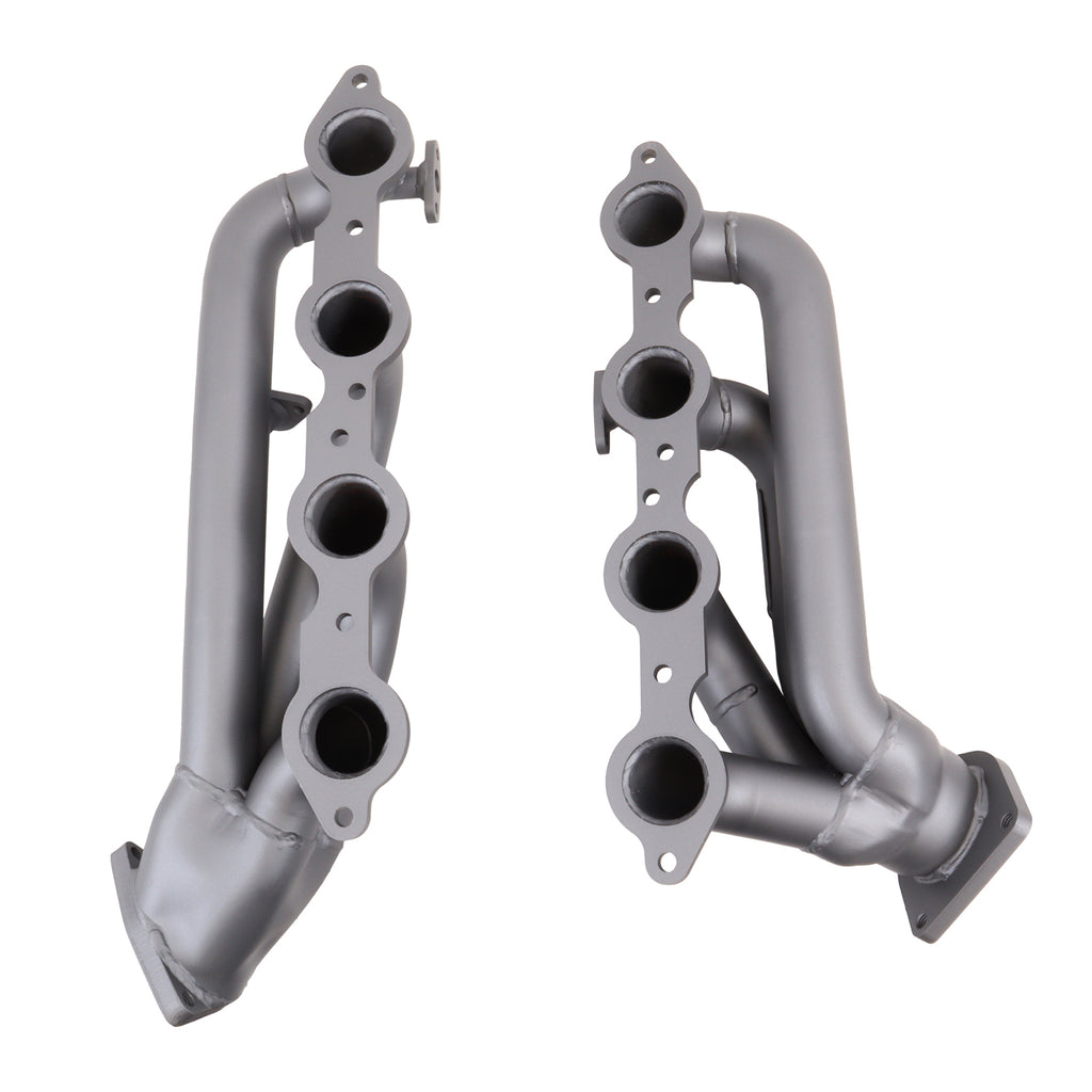 BBK Performance Parts 4005 1999-2013 GM TRUCK/SUV 4.8L/5.3L 1-3/4 SHORTY EXHAUST HEADERS (TITANIUM CERAMIC) for Select Chevrolet Avalanche, Chevrolet Avalanche 1500, Chevrolet Silverado 1500, Chevrolet Silverado Classic, Chevrolet Silverado 2500,