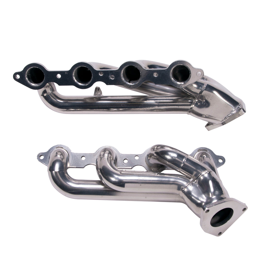 BBK Performance Parts 40060 1999-2013 GM TRUCK/SUV 6.0L 1-3/4 SHORTY HEADERS (POLISHED SILVER CERAMIC) for Select Cadillac Escalade, Chevrolet Avalanche, Chevrolet Silverado 1500, Chevrolet Silverado Classic, Chevrolet Silverado HD, Chevrolet Silverado