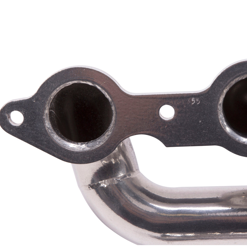 BBK Performance Parts 40060 1999-2013 GM TRUCK/SUV 6.0L 1-3/4 SHORTY HEADERS (POLISHED SILVER CERAMIC) for Select Cadillac Escalade, Chevrolet Avalanche, Chevrolet Silverado 1500, Chevrolet Silverado Classic, Chevrolet Silverado HD, Chevrolet Silverado