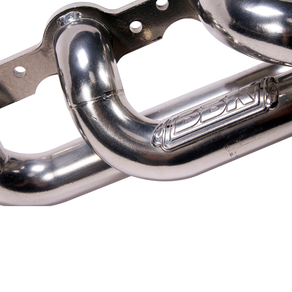 BBK Performance Parts 40060 1999-2013 GM TRUCK/SUV 6.0L 1-3/4 SHORTY HEADERS (POLISHED SILVER CERAMIC) for Select Cadillac Escalade, Chevrolet Avalanche, Chevrolet Silverado 1500, Chevrolet Silverado Classic, Chevrolet Silverado HD, Chevrolet Silverado