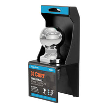 Load image into Gallery viewer, CURT 40063 1-7/8" Trailer Ball (3/4" x 2-1/8" Shank, 2,000 lbs., Chrome, Packaged)