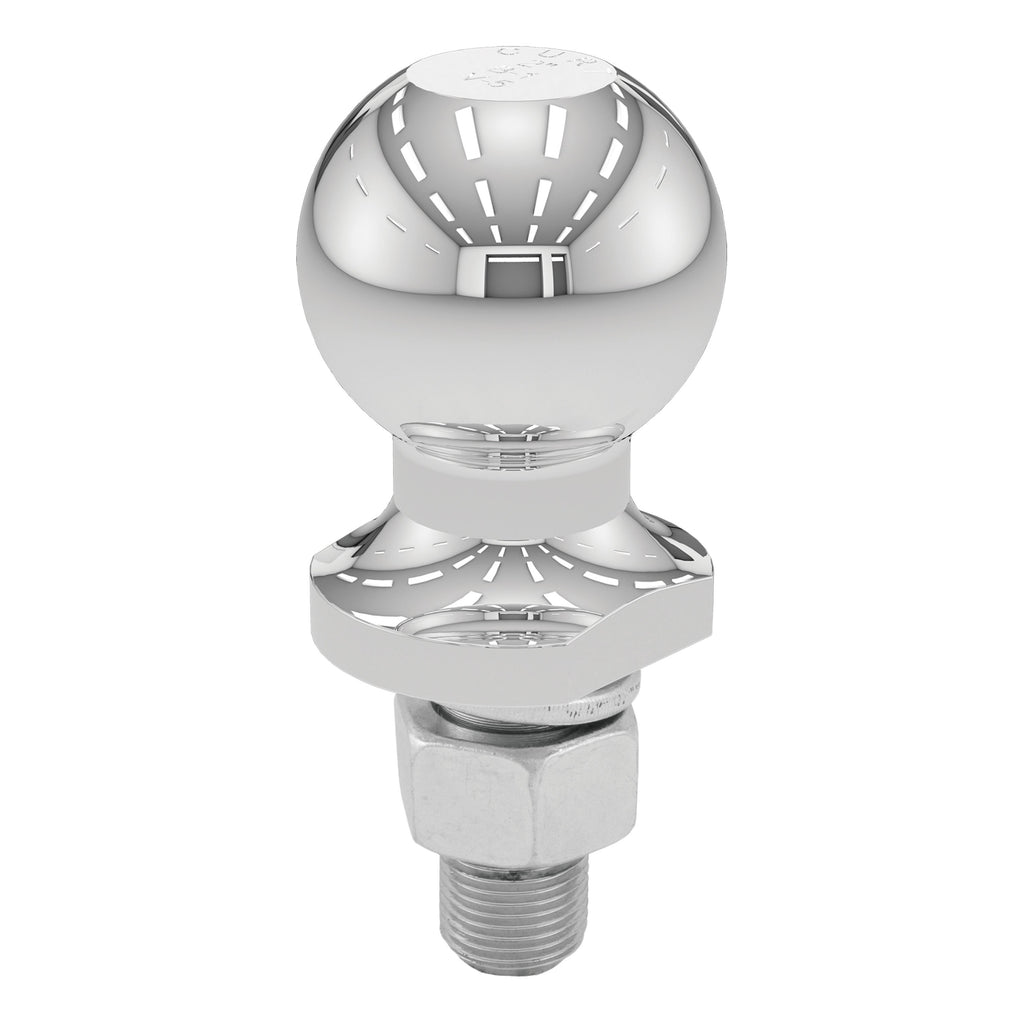 CURT 40064 2" Trailer Ball (3/4" x 1-3/4" Shank, 3,500 lbs., Chrome, Packaged)