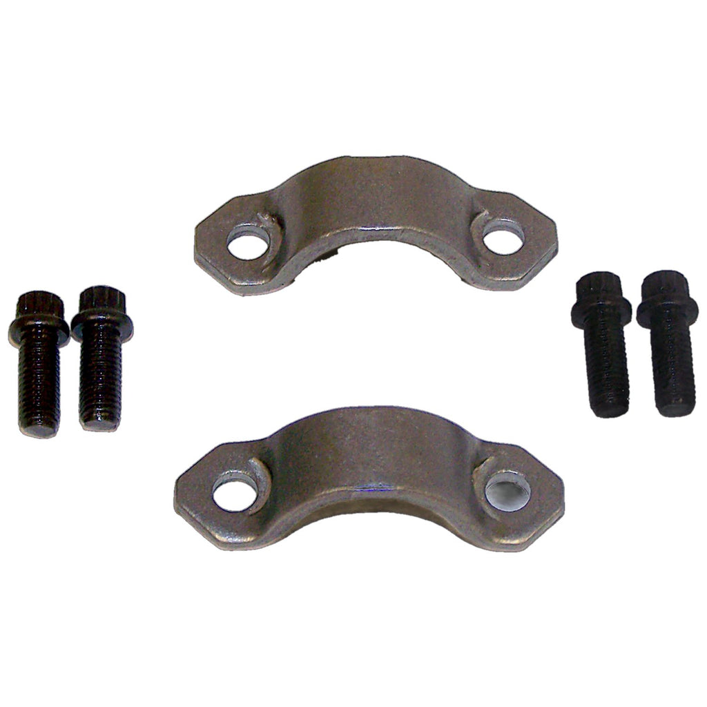 Crown Automotive Jeep Replacement 4006928K Universal Joint Strap Kit, w/ 12-Point Bolts for Numerous Jeep Models for Select Jeep CJ5, Jeep CJ7, Jeep Cherokee, Jeep Comanche, Jeep Grand Cherokee, Jeep Grand Wagoneer, Jeep J10, Jeep J20, Jeep Liberty, Jeep
