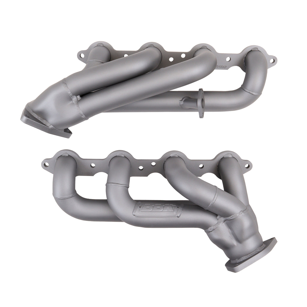 BBK Performance Parts 4006 1999-2013 GM TRUCK/SUV 6.0L 1-3/4 SHORTY HEADERS (TITANIUM CERAMIC) for Select Cadillac Escalade, Chevrolet Avalanche, Chevrolet Silverado 1500, Chevrolet Silverado Classic, Chevrolet Silverado HD, Chevrolet Silverado HD