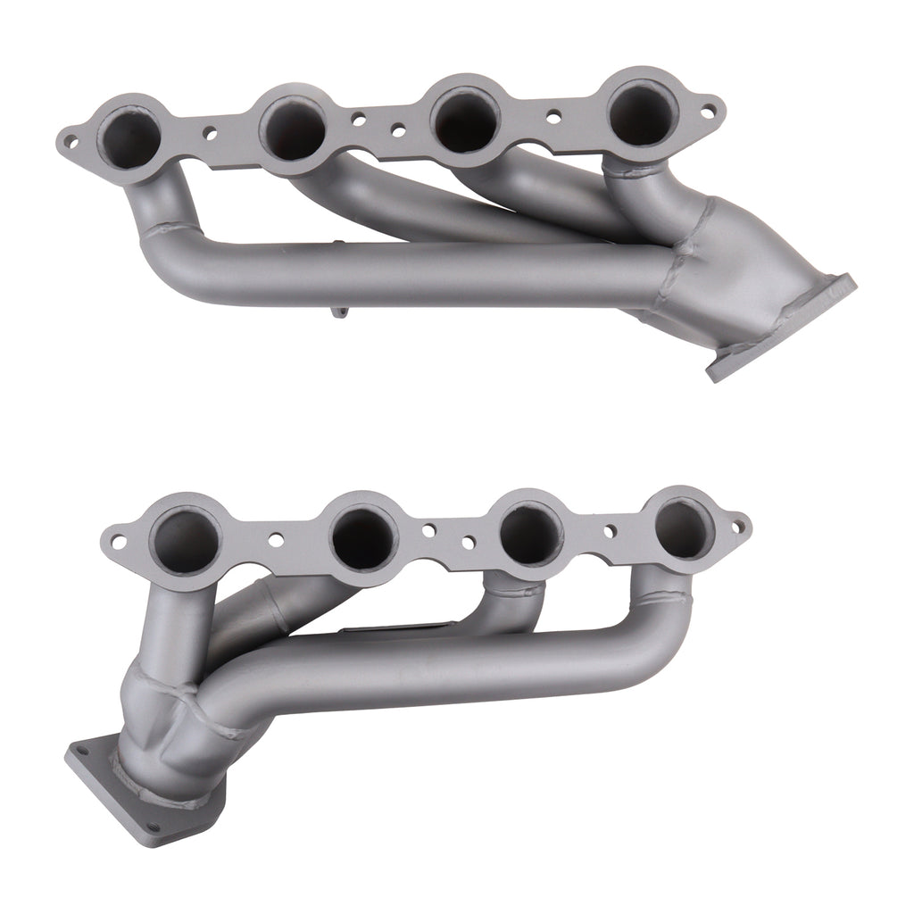 BBK Performance Parts 4006 1999-2013 GM TRUCK/SUV 6.0L 1-3/4 SHORTY HEADERS (TITANIUM CERAMIC) for Select Cadillac Escalade, Chevrolet Avalanche, Chevrolet Silverado 1500, Chevrolet Silverado Classic, Chevrolet Silverado HD, Chevrolet Silverado HD