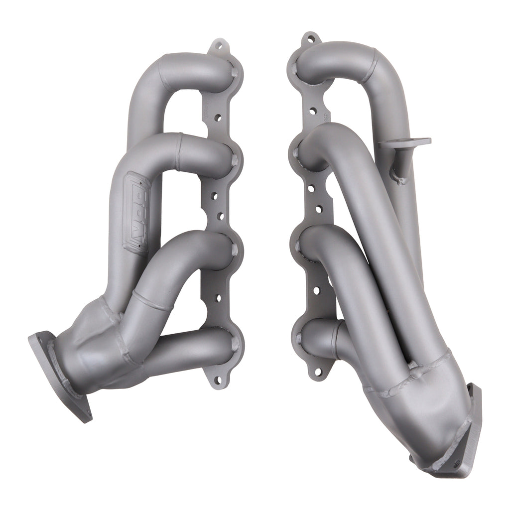 BBK Performance Parts 4006 1999-2013 GM TRUCK/SUV 6.0L 1-3/4 SHORTY HEADERS (TITANIUM CERAMIC) for Select Cadillac Escalade, Chevrolet Avalanche, Chevrolet Silverado 1500, Chevrolet Silverado Classic, Chevrolet Silverado HD, Chevrolet Silverado HD