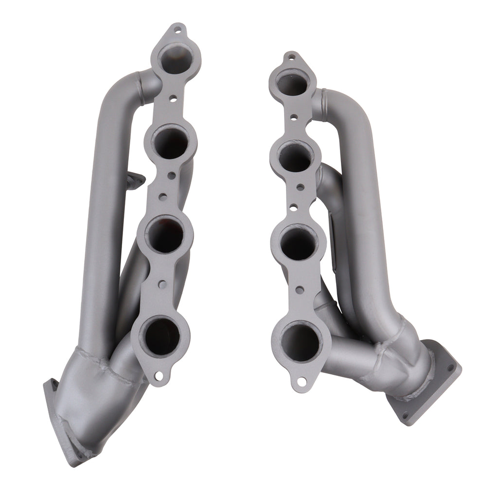 BBK Performance Parts 4006 1999-2013 GM TRUCK/SUV 6.0L 1-3/4 SHORTY HEADERS (TITANIUM CERAMIC) for Select Cadillac Escalade, Chevrolet Avalanche, Chevrolet Silverado 1500, Chevrolet Silverado Classic, Chevrolet Silverado HD, Chevrolet Silverado HD