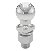 Load image into Gallery viewer, CURT 40070 2" Trailer Ball (1" x 2-1/8" Shank, 7,500 lbs., Chrome, Packaged)