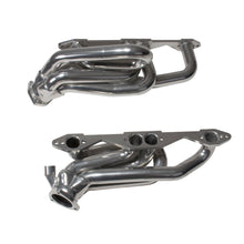 Load image into Gallery viewer, BBK Performance Parts 40070 1996-99 CHEVY TRUCK SUV 5.0L 5.7L 1-5/8 SHORTY HEADERS (POLISHED SILVER CERAMIC) for Select Chevrolet C1500, Chevrolet C1500 Suburban, Chevrolet K1500, Chevrolet K1500 Suburban, Chevrolet Tahoe, GMC C1500, GMC C1500 Suburban,
