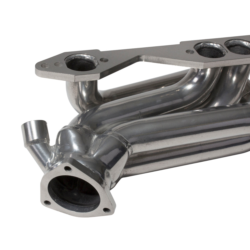 BBK Performance Parts 40070 1996-99 CHEVY TRUCK SUV 5.0L 5.7L 1-5/8 SHORTY HEADERS (POLISHED SILVER CERAMIC) for Select Chevrolet C1500, Chevrolet C1500 Suburban, Chevrolet K1500, Chevrolet K1500 Suburban, Chevrolet Tahoe, GMC C1500, GMC C1500 Suburban,