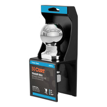 Load image into Gallery viewer, CURT 40073 2" Trailer Ball (3/4" x 3" Shank, 3,500 lbs., Chrome, Packaged)
