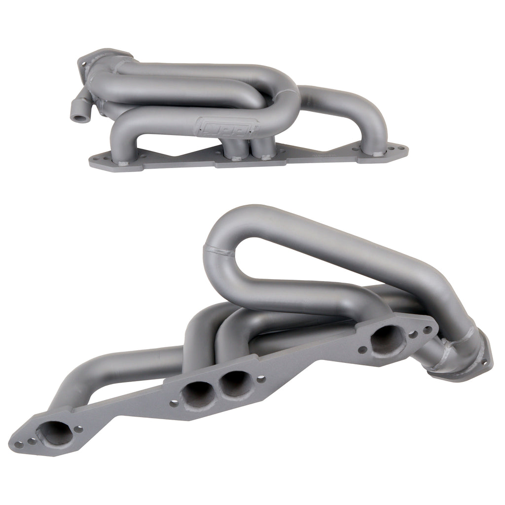 BBK Performance Parts 4007 1996-1999 CHEVY / GM TRUCK SUV 5.0L 5.7L 1-5/8 SHORTY HEADERS (TITANIUM CERAMIC) for Select Chevrolet C1500, Chevrolet C1500 Suburban, Chevrolet K1500, Chevrolet K1500 Suburban, Chevrolet Tahoe, GMC C1500, GMC C1500 Suburban,