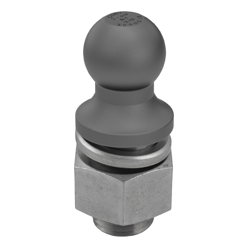 CURT 40088 2-5/16" Trailer Ball (2" x 3-1/2" Shank, 30,000 lbs., Raw Steel)