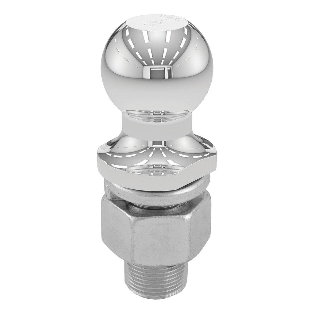CURT 40090 2" Trailer Ball (1-1/4" x 2-5/8" Shank, 10,000 lbs., Chrome)