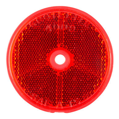 Grote 40092 Sealed Center-Mount Reflector, Red