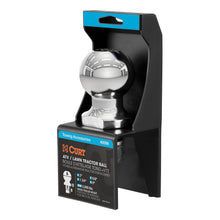 Load image into Gallery viewer, CURT 40098 2" ATV Tow Ball - Lawn Tractor Hitch Ball (2,000 lbs., Chrome, Packaged)