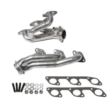 Load image into Gallery viewer, BBK Performance Parts 40100 2005-2010 MUSTANG 4.0L-V6 1-5/8 SHORTY EXHAUST HEADERS (POLISHED SILVER CERAMIC) for Select Ford Mustang