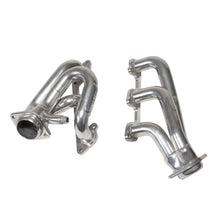 Load image into Gallery viewer, BBK Performance Parts 40100 2005-2010 MUSTANG 4.0L-V6 1-5/8 SHORTY EXHAUST HEADERS (POLISHED SILVER CERAMIC) for Select Ford Mustang