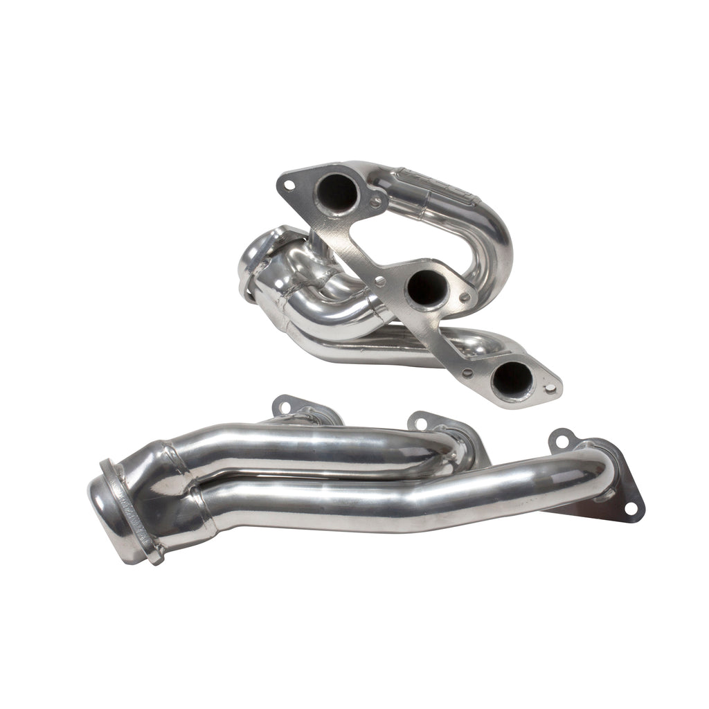 BBK Performance Parts 40100 2005-2010 MUSTANG 4.0L-V6 1-5/8 SHORTY EXHAUST HEADERS (POLISHED SILVER CERAMIC) for Select Ford Mustang