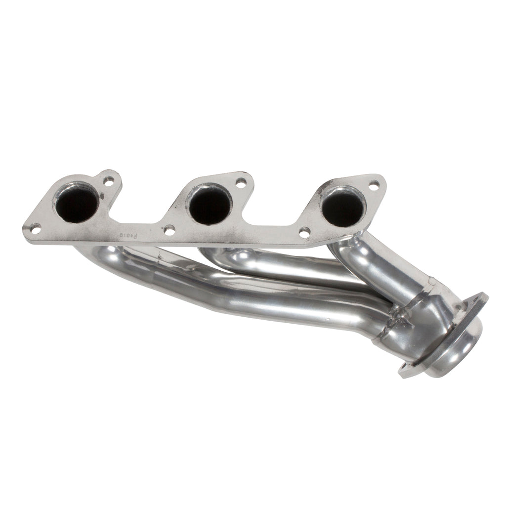 BBK Performance Parts 40100 2005-2010 MUSTANG 4.0L-V6 1-5/8 SHORTY EXHAUST HEADERS (POLISHED SILVER CERAMIC) for Select Ford Mustang