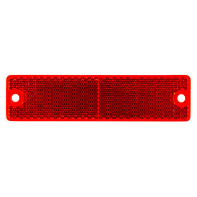 Grote 40132 Mini Stick-On / Screw-Mount Rectangular Reflectors, Red