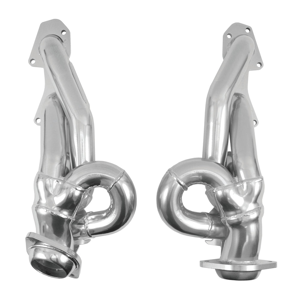 BBK Performance Parts 40140 2009-2018 DODGE RAM TRUCK 5.7L 1-3/4 SHORTY HEADERS (POLISHED SILVER CERAMIC) for Select Dodge Ram 1500, Ram 1500, Ram Classic